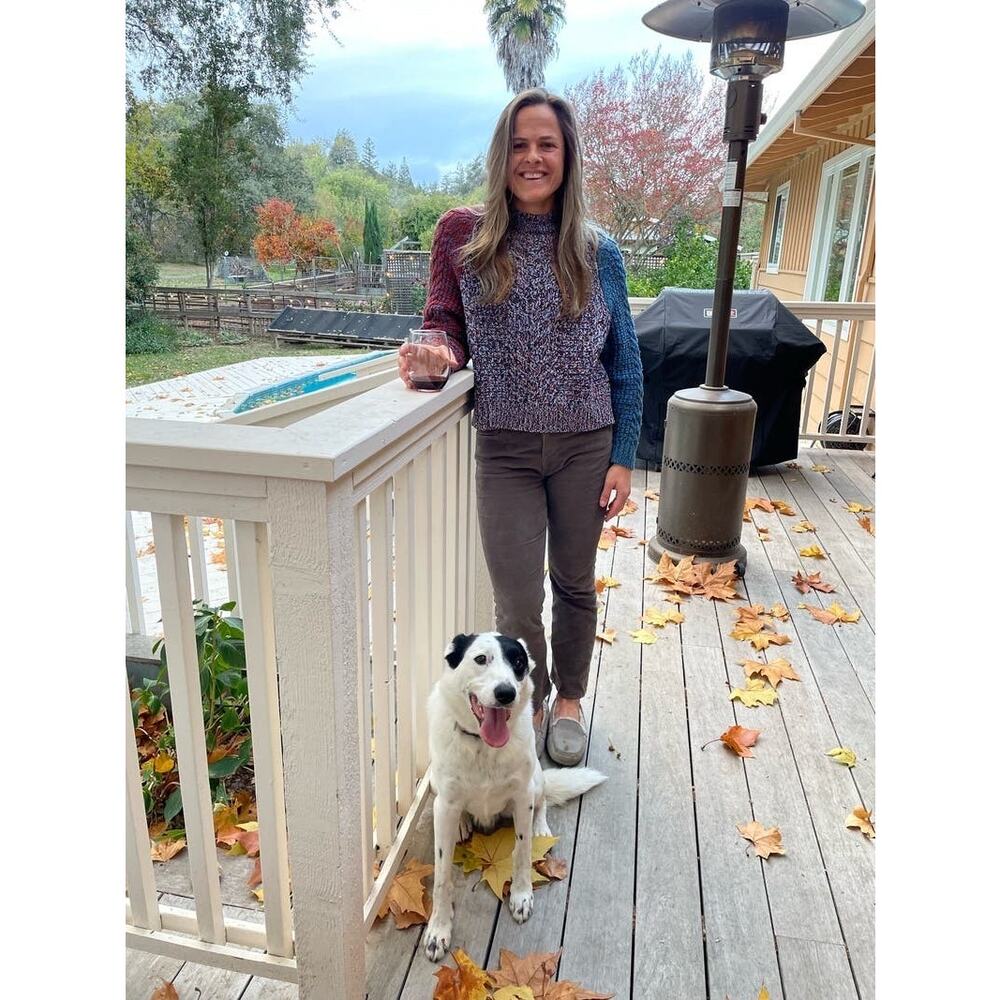 JIL SANDER NAVY Blue Red Colorblock 100% Wool Cable Knit Long Sleeve Sweater M - Picture 9 of 13